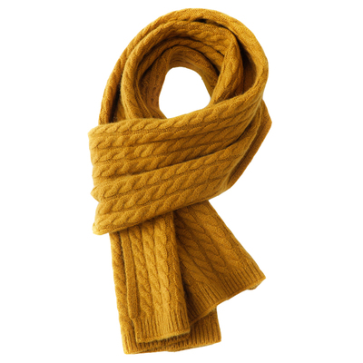 0多色麻花亲肤厚实通用针织围巾