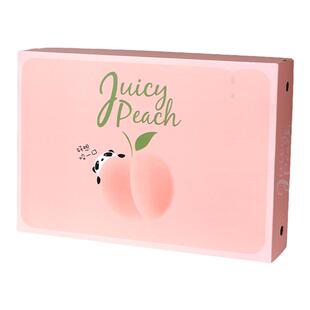 高档阳山水蜜桃包装盒黄桃油桃桃子礼盒礼品盒水果礼盒空盒子定制