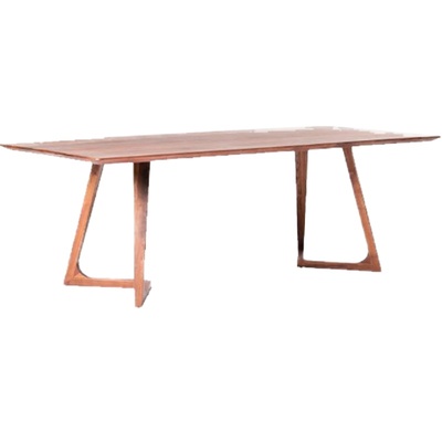 北欧实木餐桌白蜡木纯原木大板桌