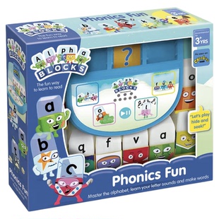 Alphablocks Phonics Fun互动游戏拼装积木儿童字母认知启蒙音乐