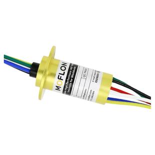 过孔滑环导电环 内孔25.4 slip ring 2 4 6 8 12至24路导电滑环集