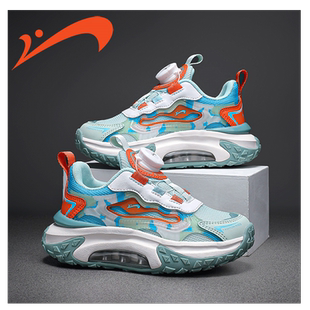 贵人鸟男童鞋子新款2025篮球春秋款秋款气垫鞋儿童运动鞋9一12岁