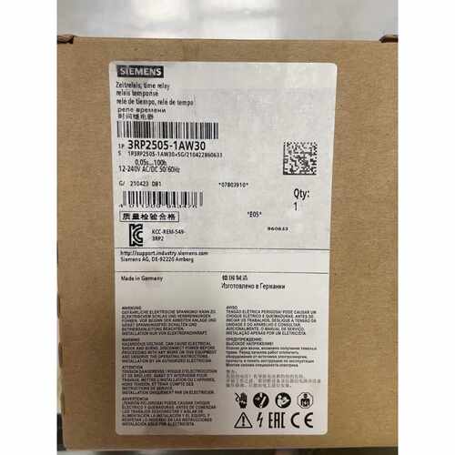 时间继电器3RP25052BW305603R