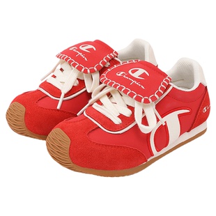 Champion冠军男女儿童阿甘鞋26春季新款经典红色休闲运动德训鞋