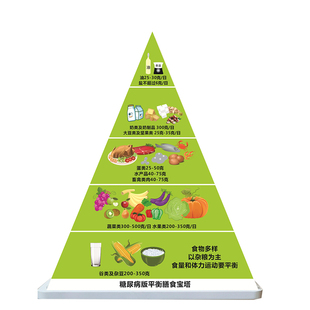 2022中国居民平衡营养指导膳食宝塔模型仿真食物金字塔交换份模型