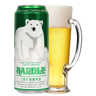 大白熊精酿啤酒500ml/罐整件特价