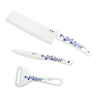 利瓷陶瓷菜刀陶瓷刨削皮器厨刀切片刀水果刀家用菜刀辅食刀具套装