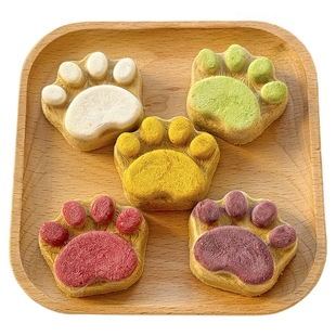 可乐家宠物零食冻干猫爪爪生骨肉饼狗狗猫咪营养摆盘生日装饰配餐