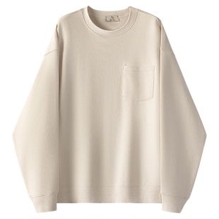 【限时清仓】威廉福克斯法式针织复古潮流宽松长袖圆领卫衣男