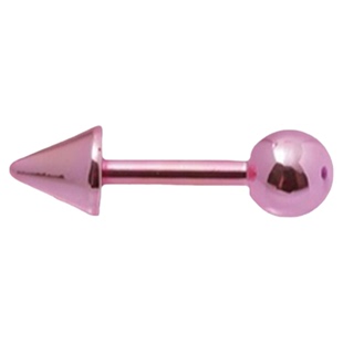 恶魔尖角百搭学生耳骨钉 粉红色甜美尖角立体ins同款耳骨钉好佩带