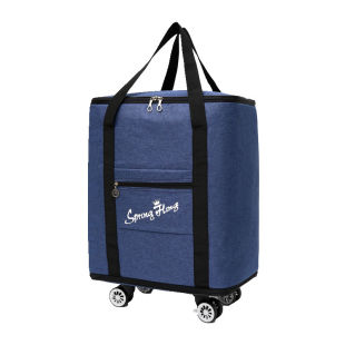 折叠手提万向轮行李包双肩旅行袋女超大容量收纳搬家可装被托运包