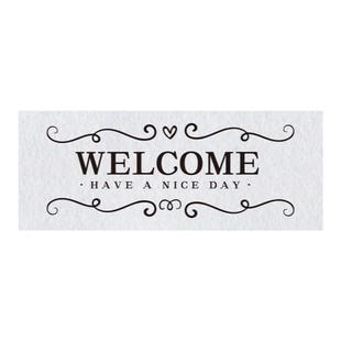 欢迎光临玻璃门腰线贴纸 WELCOME玻璃防撞贴纸咖啡店铺橱窗装饰