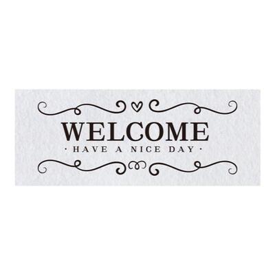 欢迎光临welcome玻璃咖啡腰线