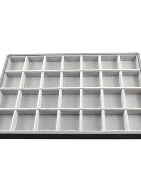戒指绒布手镯珠宝箱无盖首饰品架