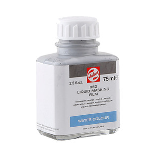 荷兰TALENS泰伦斯水彩留白液留白胶遮挡遮盖液媒介液体 052 75ml