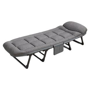 艾臣折叠床办公室单人午休躺椅家用多功能便携行军床成人午睡神器