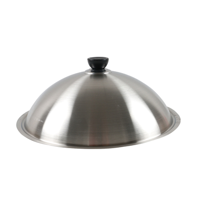 不锈钢通用款炒菜锅高拱36cm盖子