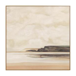 现代北欧沙发背景挂画简约大气抽象风景客厅墙壁画卧室餐厅装饰画