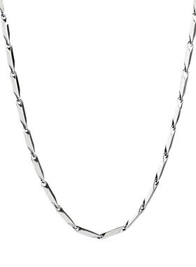 2023钛钢高级菱形刻五角星锁骨链男项链简约项链男潮时尚潮百搭in