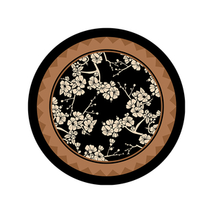 圆形地毯中古风高级感家用客厅摇椅垫书房转椅卧室复古梳妆台地垫