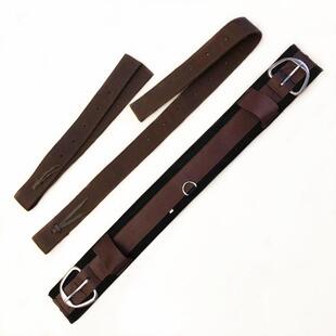 马肚带英式西部鞍马鞍子马具牛皮肚带配件精骑马术用品综合鞍包邮