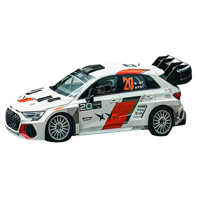 飞驰人生3周边张驰同款积木沐尘100拉力赛车车模拼装模型摆件礼物