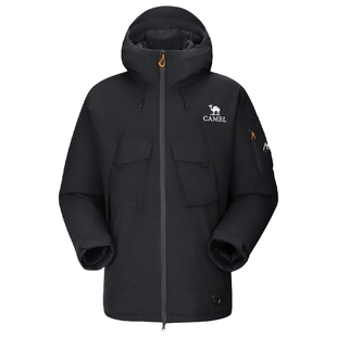 骆驼户外羽绒服冬季女款男款防水防风保暖加厚夹羽绒冲锋衣