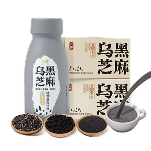 六养乌黑芝麻奶硬核营养食黑有方