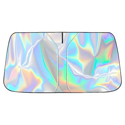 【长安CS75PLUS】镭射钛银遮阳板