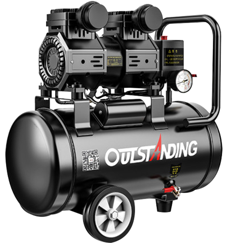 大艺无油静音空压机气泵小型220V空气压缩机木工用喷漆高压打汽泵