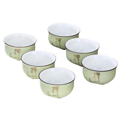 陶瓷功夫小茶杯单个紫砂