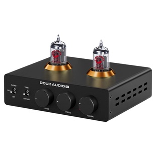 DOUK AUDIO P7 黑胶唱放前级MM唱头唱机ECC83电子管前级放大器