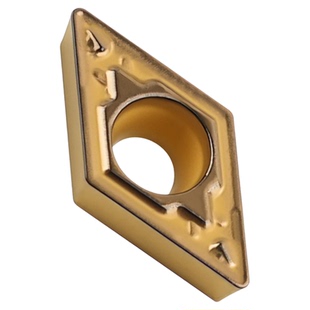 数控菱形车刀片DCMT070204-HQ RT251P黄色抛光图层钢件专用刀粒