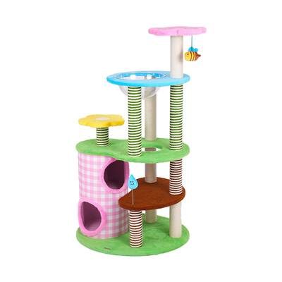 zeze花开游乐园爬架抓睡玩多功能