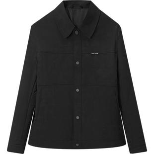 HLA/海澜之家国民臻品休闲风夹克2025秋季新款翻领挺括有型外套男