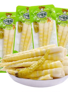 泡椒笋尖竹笋脆笋条网红休闲零食
