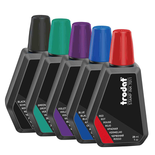 卓达trodat 7011印油 回墨印章公章发票专用印油翻斗印台油墨批发