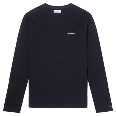 2025秋冬新款哥伦比亚户外男舒适透气休闲运动圆领长袖T恤AE5374