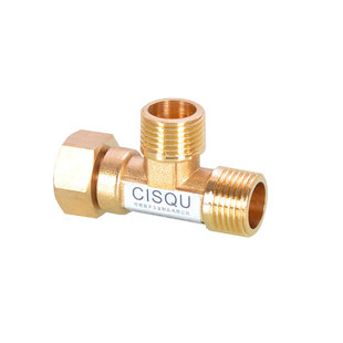 4分黄铜电镀活直接弯头三通二活接三活接自来水燃气管道连接件