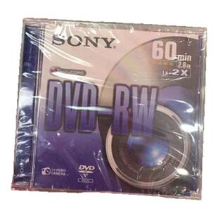 原装Sony索尼DVD+RW刻录盘60分钟2.8G3寸8CM摄像专用空白光盘单片