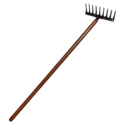 锰钢耙子农具九齿钉耙种菜翻地