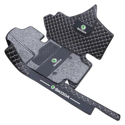 斯柯达专用升级版全包围脚垫！