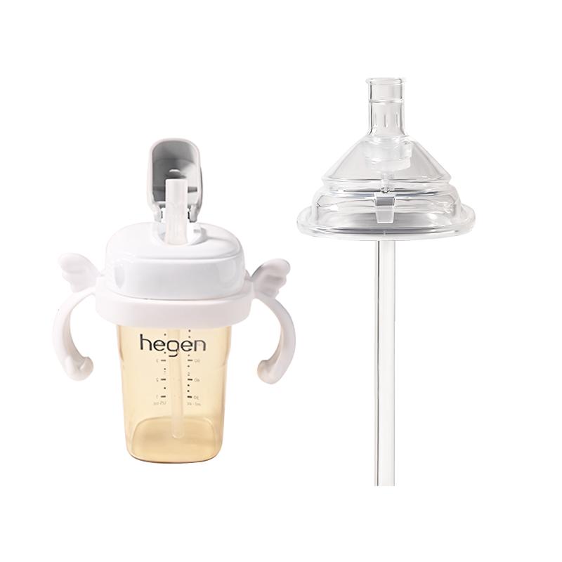 适配于赫根奶瓶配件直饮吸管嘴重力球奶嘴鸭嘴手柄学饮嘴官方旗舰