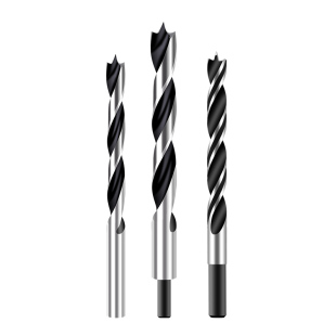 三尖钻木工钻头打孔麻花钻手电钻木头专用支罗钻开孔器多功能套装