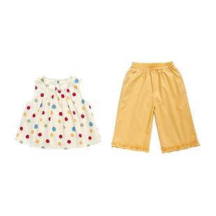 女童夏季套装2026新款洋气儿童衣服女宝宝夏装背心薄款裤子两件套