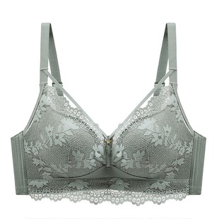 美胸内衣小胸平胸加厚聚拢显大防下垂罗丽丝文胸罩套装性感无钢圈