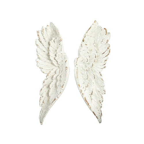 法式复古做旧浮雕乡村背景墙面玄关组合翅膀壁挂壁饰民宿墙面饰品