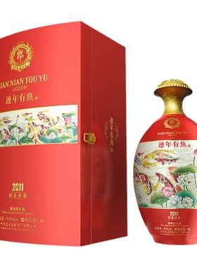 郎酒连年有鱼酱香型53度3L大坛酒