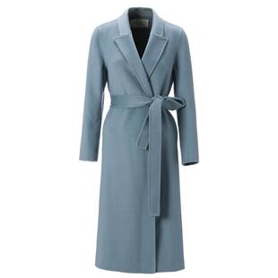 【美丽诺羊毛】Laurel劳芮秋冬法式长款毛呢大衣女LWDD00300