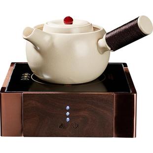 容山堂苏打釉煮茶器电陶炉套装新款单壶陶瓷侧把壶开片陶壶烧水壶